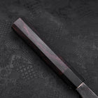 Deba Blue Steel #2 Kurouchi Buffalo Ebony Handle 300mm - Thick-[Musashi]-[Japanese-Kitchen-Knives]