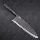 Deba Blue Steel #2 Kurouchi Buffalo Ebony Handle 300mm - Thick-[Musashi]-[Japanese-Kitchen-Knives]
