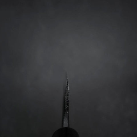 Deba Blue Steel #2 Kurouchi Buffalo Magnolia Handle 170mm-[Musashi]-[Japanese-Kitchen-Knives]