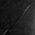 Deba Double Bevel Blue Steel #2 Kurouchi Shitan Handle 150mm (5.9”)-[Musashi]-[Japanese-Kitchen-Knives]