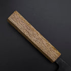 Deba Double Bevel White Steel #2 Kurouchi Oak Handle 105mm-[Musashi]-[Japanese-Kitchen-Knives]
