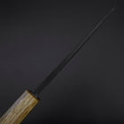 Deba Double Bevel White Steel #2 Kurouchi Oak Handle 130mm-[Musashi]-[Japanese-Kitchen-Knives]