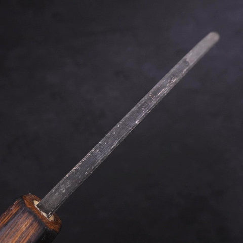 Deba Double Bevel White Steel #2 Kurouchi Sumi Urushi Handle 105mm-[Musashi]-[Japanese-Kitchen-Knives]