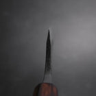 Deba Double Bevel White Steel #2 Kurouchi Sumi Urushi Handle 180mm (7”)-[Musashi]-[Japanese-Kitchen-Knives]
