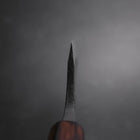 Deba Double Bevel White Steel #2 Kurouchi Sumi Urushi Handle 180mm-[Musashi]-[Japanese-Kitchen-Knives]