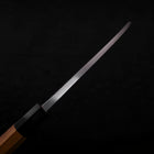 Deba Left Hand AUS-10 Polished Buffalo Teak Handle 165mm-[Musashi]-[Japanese-Kitchen-Knives]