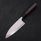Deba Left Hand AUS-10 Polished Buffalo Wenge Handle 150mm-[Musashi]-[Japanese-Kitchen-Knives]