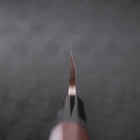 Deba Left Hand AUS-10 Polished Buffalo Wenge Handle 150mm-[Musashi]-[Japanese-Kitchen-Knives]