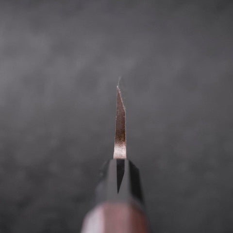Deba Left Hand AUS-10 Polished Buffalo Wenge Handle 150mm-[Musashi]-[Japanese-Kitchen-Knives]