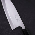 Deba Left Hand AUS-10 Polished Buffalo Wenge Handle 165mm-[Musashi]-[Japanese-Kitchen-Knives]