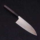 Deba Left Hand Silver Steel #3 Kasumi Buffalo Ebony Handle 165mm-[Musashi]-[Japanese-Kitchen-Knives]