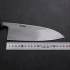Deba Left Hand White Steel #2 Kurouchi Tsuchime Cherry Handle 180mm-[Musashi]-[Japanese-Kitchen-Knives]
