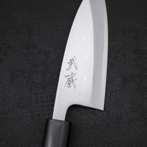 Deba SK Steel Kasumi Magnolia Handle 120mm-[Musashi]-[Japanese-Kitchen-Knives]