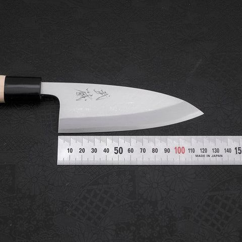 Deba SK Steel Kasumi Magnolia Handle 120mm-[Musashi]-[Japanese-Kitchen-Knives]