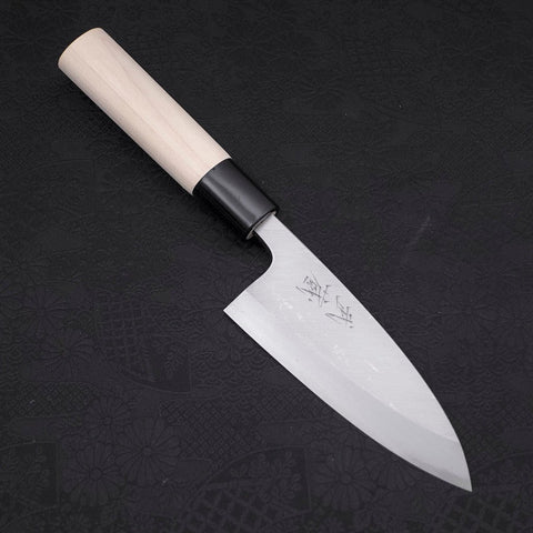 Deba SK Steel Kasumi Magnolia Handle 120mm-[Musashi]-[Japanese-Kitchen-Knives]