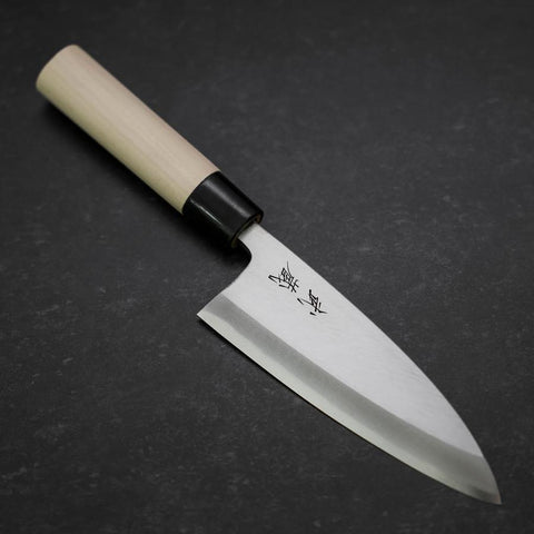 Deba SK Steel Kasumi Magnolia Handle 150mm-[Musashi]-[Japanese-Kitchen-Knives]