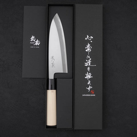 Deba SK Steel Kasumi Magnolia Handle 165mm-[Musashi]-[Japanese-Kitchen-Knives]
