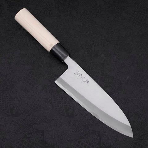 Deba SK Steel Kasumi Magnolia Handle 165mm-[Musashi]-[Japanese-Kitchen-Knives]