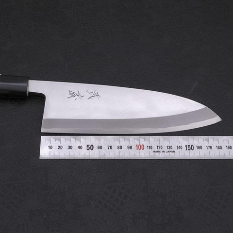 Deba SK Steel Kasumi Magnolia Handle 180mm-[Musashi]-[Japanese-Kitchen-Knives]