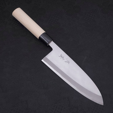 Deba SK Steel Kasumi Magnolia Handle 180mm-[Musashi]-[Japanese-Kitchen-Knives]
