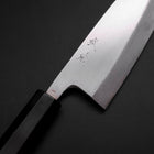 Deba Silver Steel #3 Kasumi Buffalo Ebony Handle 165mm (6.5”)-[Musashi]-[Japanese-Kitchen-Knives]