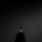 Deba Silver Steel #3 Kasumi Buffalo Ebony Handle 165mm (6.5”)-[Musashi]-[Japanese-Kitchen-Knives]
