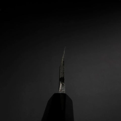 Deba Silver Steel #3 Kasumi Buffalo Ebony Handle 165mm (6.5”)-[Musashi]-[Japanese-Kitchen-Knives]