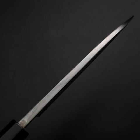 Deba Silver Steel #3 Kasumi Buffalo Ebony Handle 165mm (6.5”)-[Musashi]-[Japanese-Kitchen-Knives]