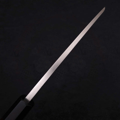 Deba Silver Steel #3 Kasumi Buffalo Ebony Handle 165mm-[Musashi]-[Japanese-Kitchen-Knives]