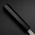 Deba Silver Steel #3 Kasumi Buffalo Ebony Handle 165mm-[Musashi]-[Japanese-Kitchen-Knives]