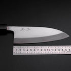Deba Silver Steel #3 Kasumi Buffalo Ebony Handle 165mm-[Musashi]-[Japanese-Kitchen-Knives]