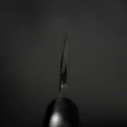 Deba Silver Steel #3 Kasumi Buffalo Ebony Handle 180mm (7”)-[Musashi]-[Japanese-Kitchen-Knives]