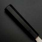 Deba Silver Steel #3 Kasumi Buffalo Ebony Handle 180mm (7”)-[Musashi]-[Japanese-Kitchen-Knives]