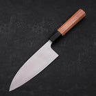 Deba Silver Steel #3 Kasumi Buffalo Teak Handle 165mm-[Musashi]-[Japanese-Kitchen-Knives]