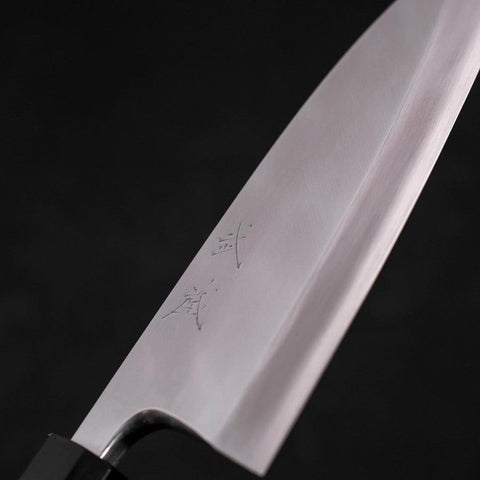 Deba Silver Steel #3 Kasumi Buffalo Teak Handle 165mm-[Musashi]-[Japanese-Kitchen-Knives]