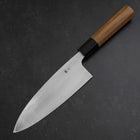 Deba Silver Steel #3 Kasumi Buffalo Teak Handle 180mm-[Musashi]-[Japanese-Kitchen-Knives]