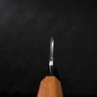 Deba Silver Steel #3 Kasumi Buffalo Teak Handle 180mm-[Musashi]-[Japanese-Kitchen-Knives]