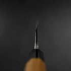 Deba Silver Steel #3 Kasumi Buffalo Teak Handle 180mm-[Musashi]-[Japanese-Kitchen-Knives]