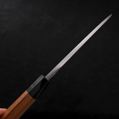 Deba Silver Steel #3 Kasumi Buffalo Teak Handle 180mm-[Musashi]-[Japanese-Kitchen-Knives]