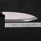 Deba Silver Steel #3 Kasumi Buffalo Teak Handle 180mm-[Musashi]-[Japanese-Kitchen-Knives]