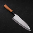 Deba Silver Steel #3 Kasumi Buffalo Teak Handle 210mm-[Musashi]-[Japanese-Kitchen-Knives]
