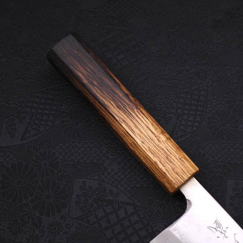 Deba Silver Steel #3 Kasumi Yaki Urushi Handle 150mm-[Musashi]-[Japanese-Kitchen-Knives]