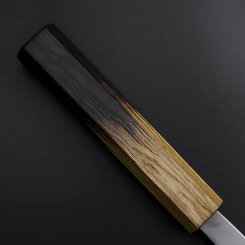 Deba Silver Steel #3 Kasumi Yaki Urushi Handle 180mm-[Musashi]-[Japanese-Kitchen-Knives]