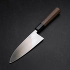 Deba VG-10 Damascus Buffalo Teak Handle 165mm-[Musashi]-[Japanese-Kitchen-Knives]