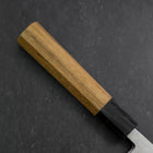 Deba VG-10 Damascus Buffalo Teak Handle 165mm-[Musashi]-[Japanese-Kitchen-Knives]
