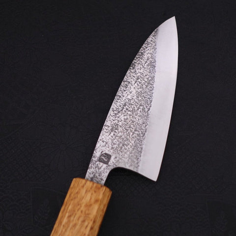 Deba VG-10 Nashiji Yaki-Urushi Handle 105mm (4.1”)-[Musashi]-[Japanese-Kitchen-Knives]