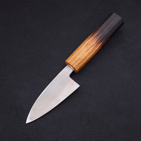 Deba VG-10 Nashiji Yaki-Urushi Handle 90mm (3.5”)-[Musashi]-[Japanese-Kitchen-Knives]