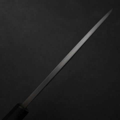 Deba White Steel #2 Kasumi Chokin Dragon Buffalo Ebony Handle 180mm (7”)