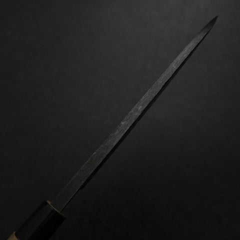 Deba White Steel #2 Kurouchi Tsuchime Cherry Handle 165mm (6.5”)-[Musashi]-[Japanese-Kitchen-Knives]