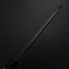 Deba White Steel #2 Kurouchi Tsuchime Cherry Handle 165mm-[Musashi]-[Japanese-Kitchen-Knives]